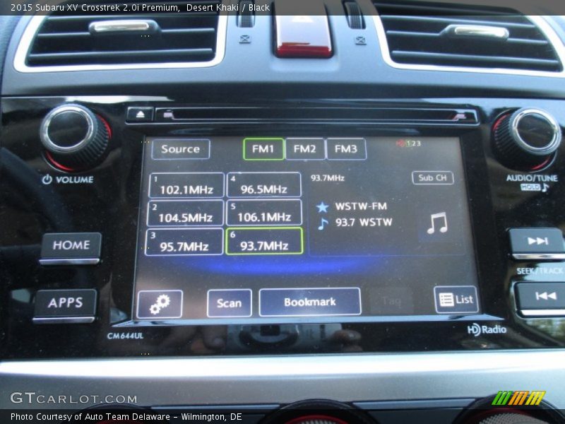 Desert Khaki / Black 2015 Subaru XV Crosstrek 2.0i Premium