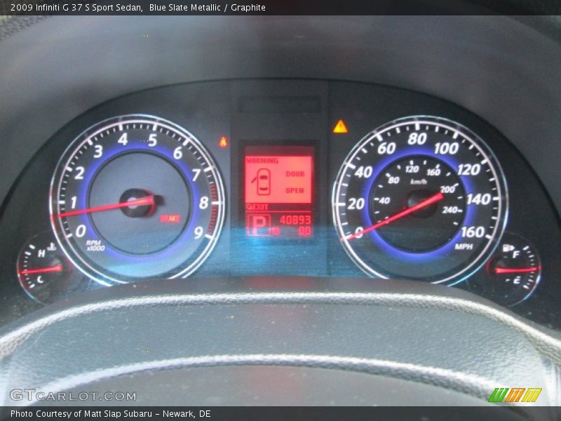 Blue Slate Metallic / Graphite 2009 Infiniti G 37 S Sport Sedan