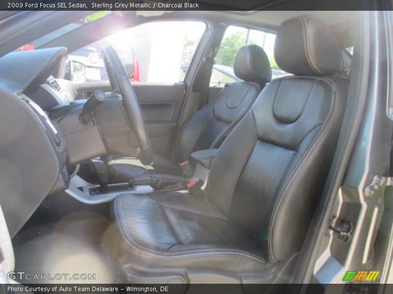 Sterling Grey Metallic / Charcoal Black 2009 Ford Focus SEL Sedan