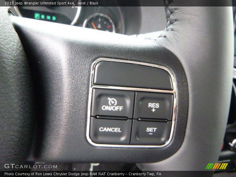 Anvil / Black 2015 Jeep Wrangler Unlimited Sport 4x4