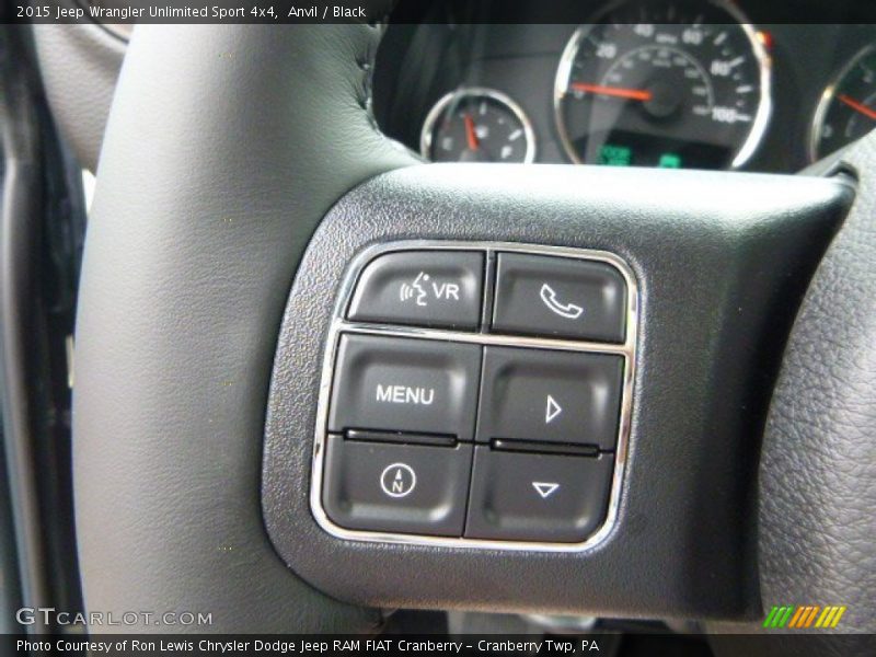 Anvil / Black 2015 Jeep Wrangler Unlimited Sport 4x4
