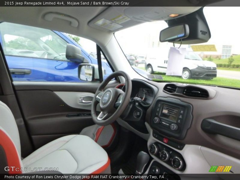  2015 Renegade Limited 4x4 Bark Brown/Ski Gray Interior