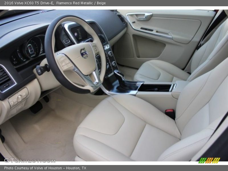 Flamenco Red Metallic / Beige 2016 Volvo XC60 T5 Drive-E