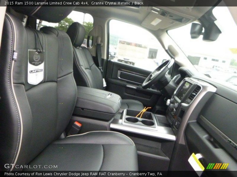  2015 1500 Laramie Limited Crew Cab 4x4 Black Interior
