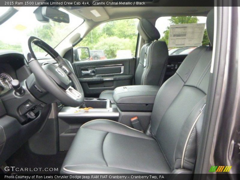 Front Seat of 2015 1500 Laramie Limited Crew Cab 4x4