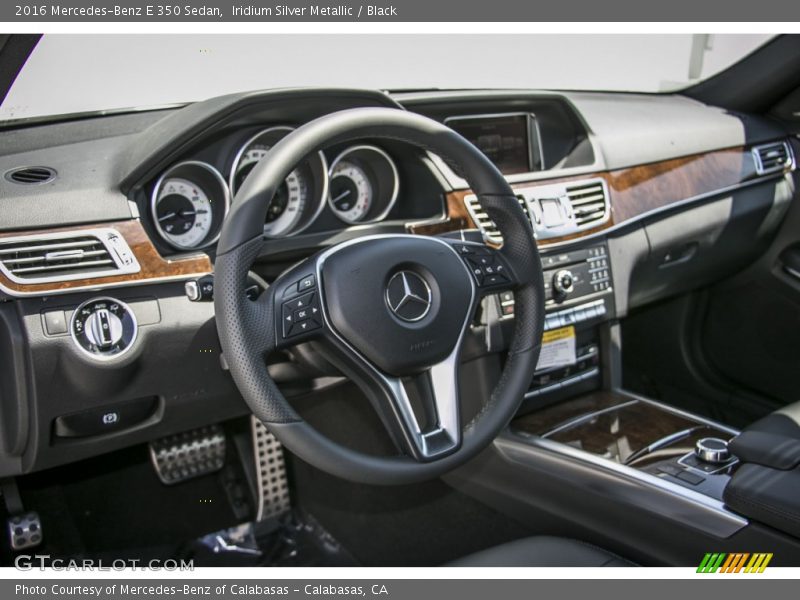 Iridium Silver Metallic / Black 2016 Mercedes-Benz E 350 Sedan