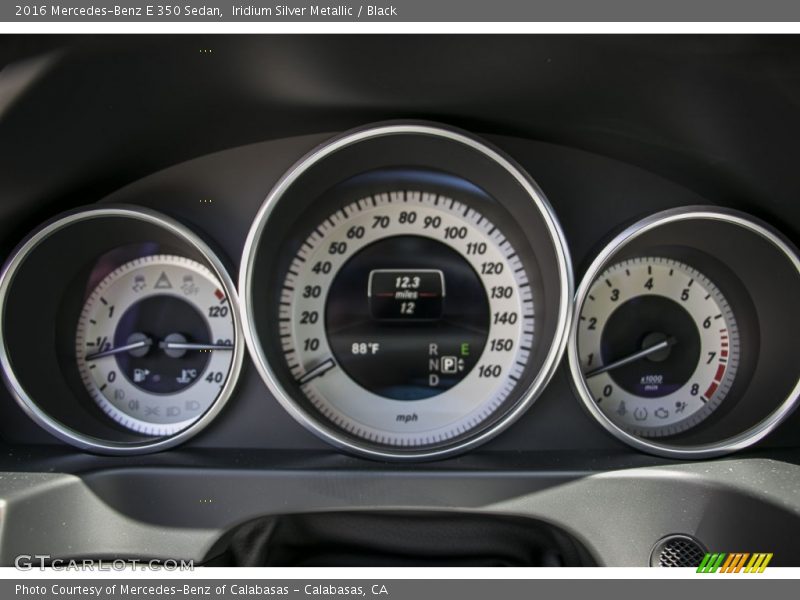Iridium Silver Metallic / Black 2016 Mercedes-Benz E 350 Sedan