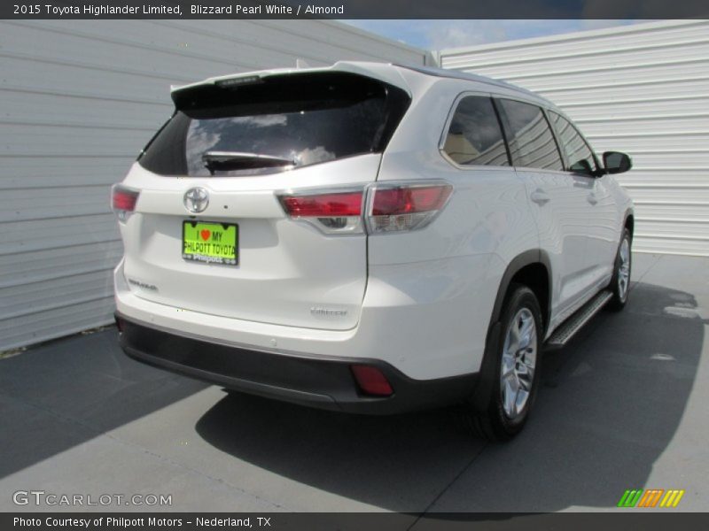Blizzard Pearl White / Almond 2015 Toyota Highlander Limited