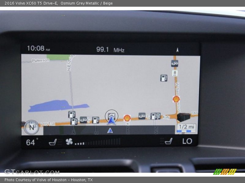 Osmium Grey Metallic / Beige 2016 Volvo XC60 T5 Drive-E