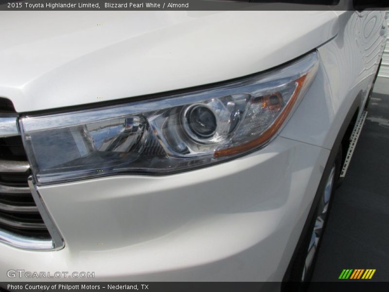 Blizzard Pearl White / Almond 2015 Toyota Highlander Limited