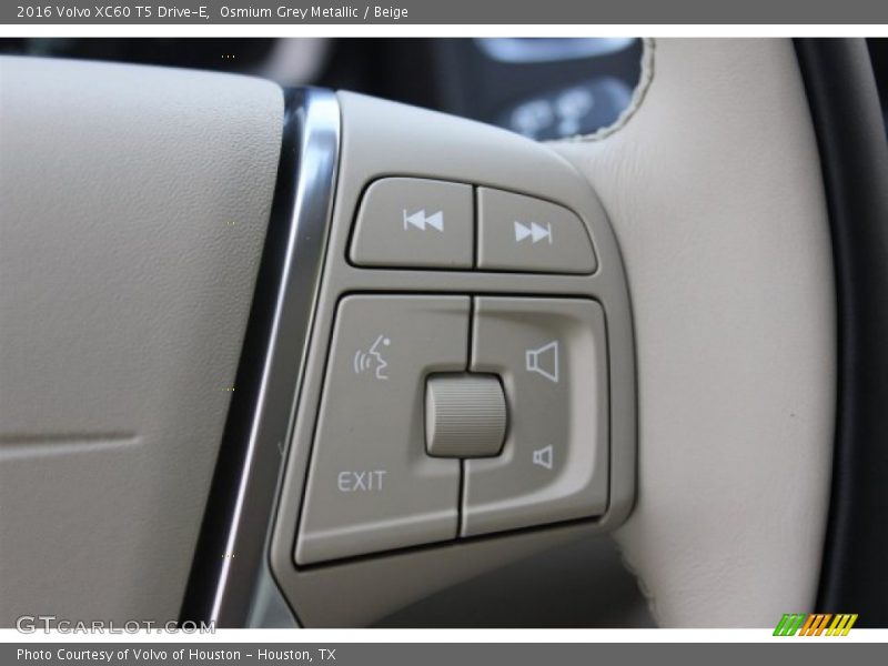 Osmium Grey Metallic / Beige 2016 Volvo XC60 T5 Drive-E