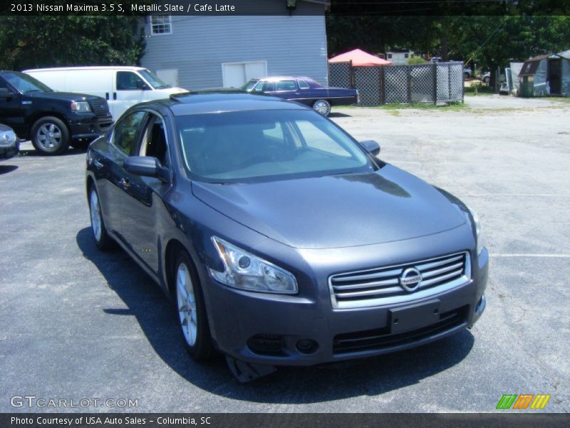 Metallic Slate / Cafe Latte 2013 Nissan Maxima 3.5 S