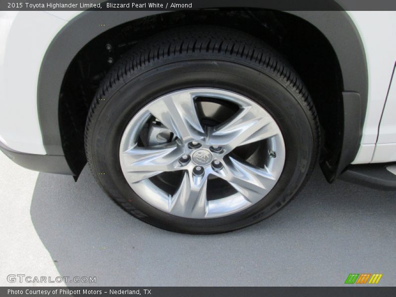 Blizzard Pearl White / Almond 2015 Toyota Highlander Limited