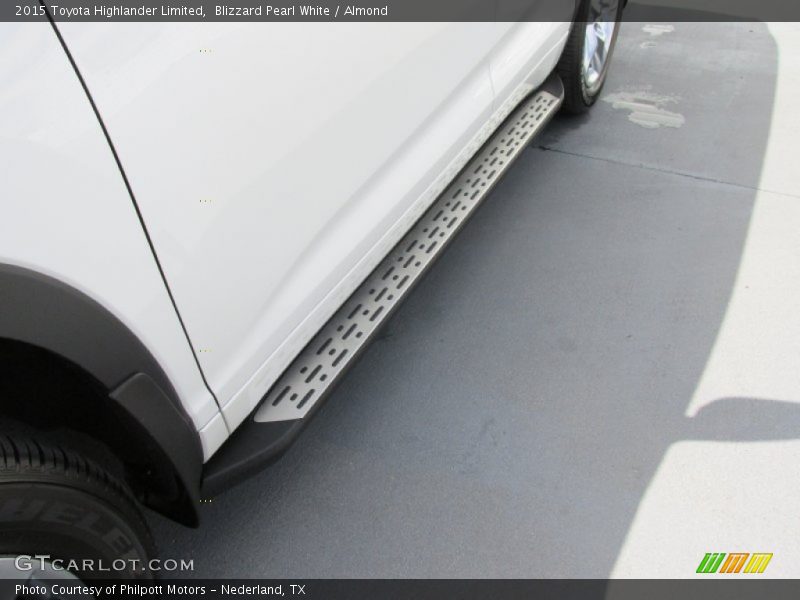 Blizzard Pearl White / Almond 2015 Toyota Highlander Limited