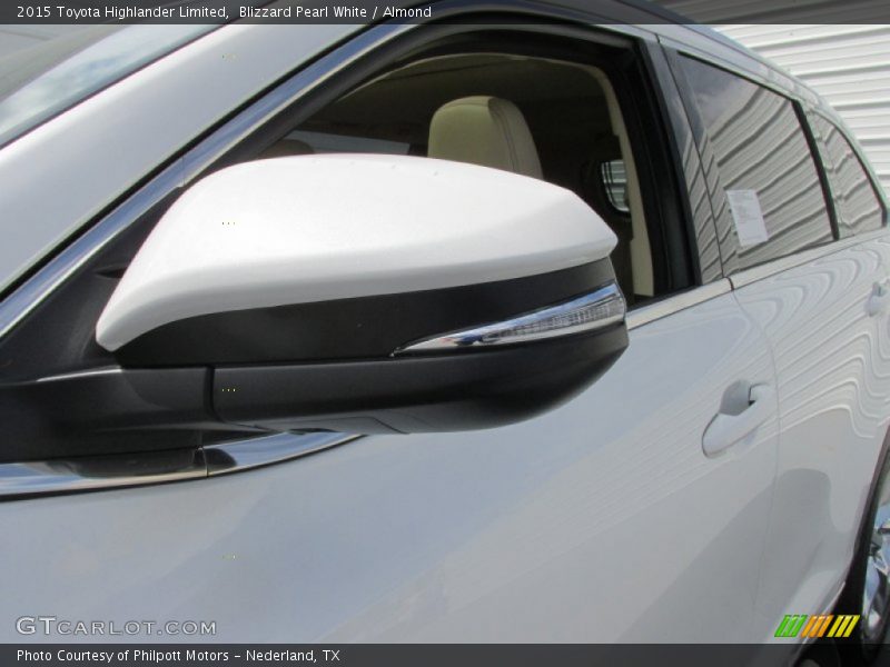 Blizzard Pearl White / Almond 2015 Toyota Highlander Limited
