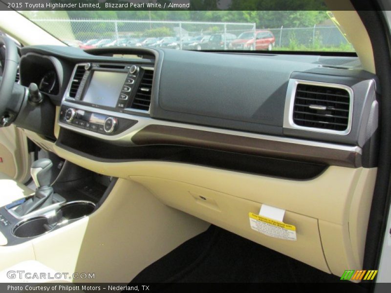 Blizzard Pearl White / Almond 2015 Toyota Highlander Limited