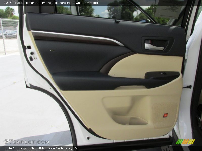 Blizzard Pearl White / Almond 2015 Toyota Highlander Limited