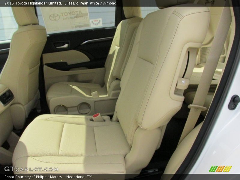 Blizzard Pearl White / Almond 2015 Toyota Highlander Limited