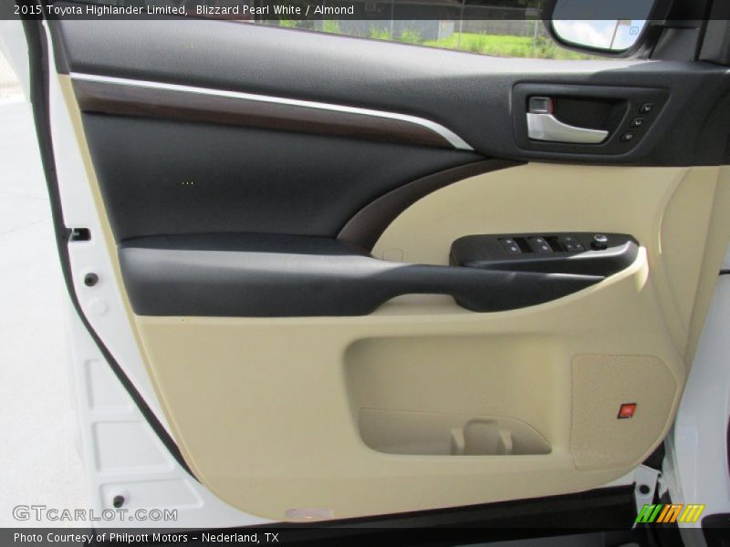 Blizzard Pearl White / Almond 2015 Toyota Highlander Limited