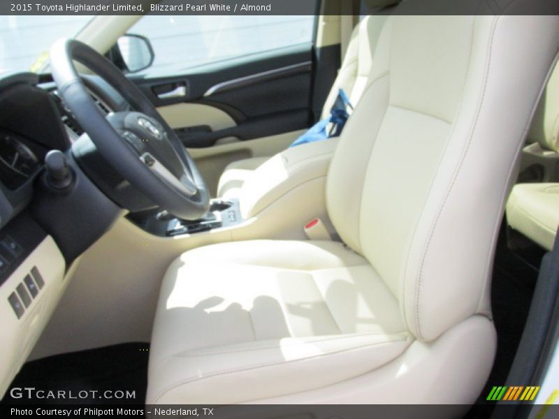 Blizzard Pearl White / Almond 2015 Toyota Highlander Limited