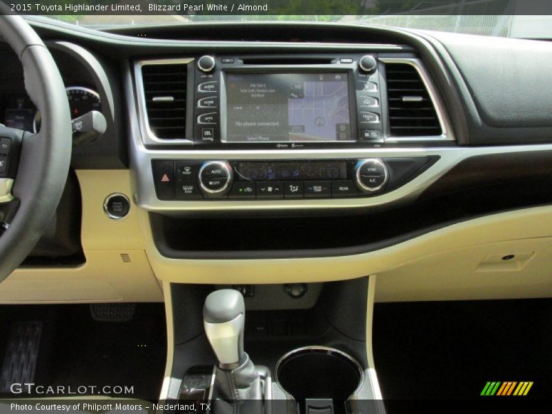 Blizzard Pearl White / Almond 2015 Toyota Highlander Limited