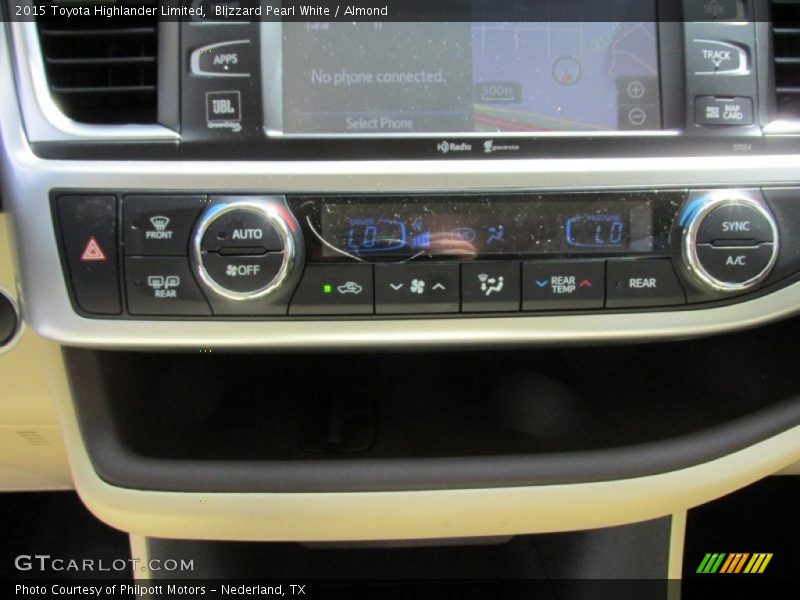 Blizzard Pearl White / Almond 2015 Toyota Highlander Limited