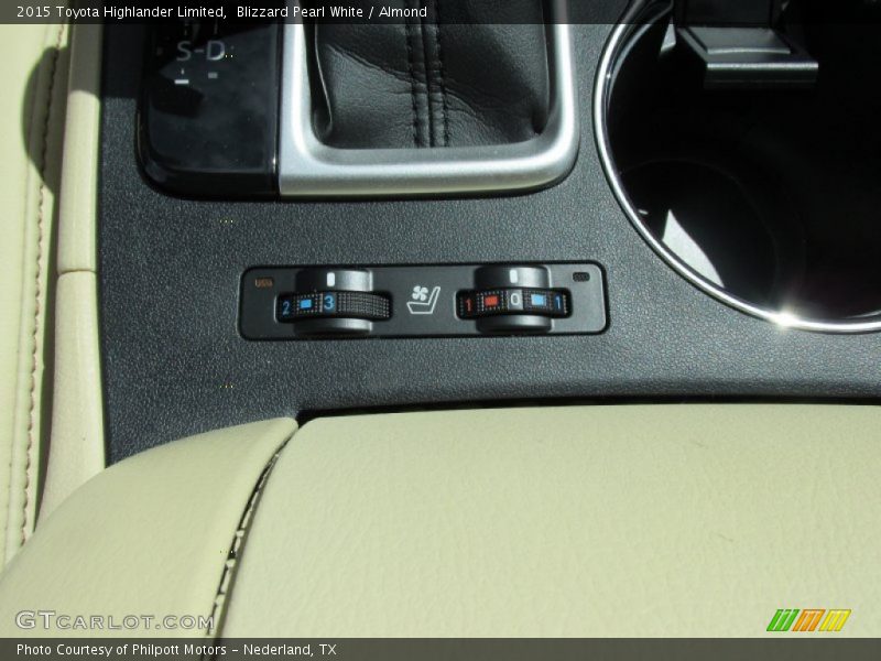 Blizzard Pearl White / Almond 2015 Toyota Highlander Limited