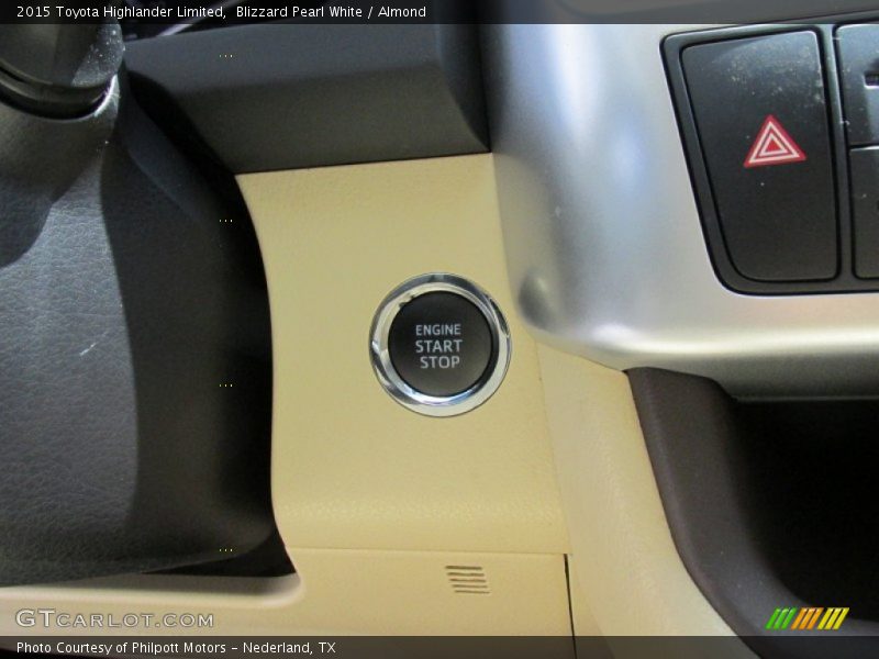 Blizzard Pearl White / Almond 2015 Toyota Highlander Limited