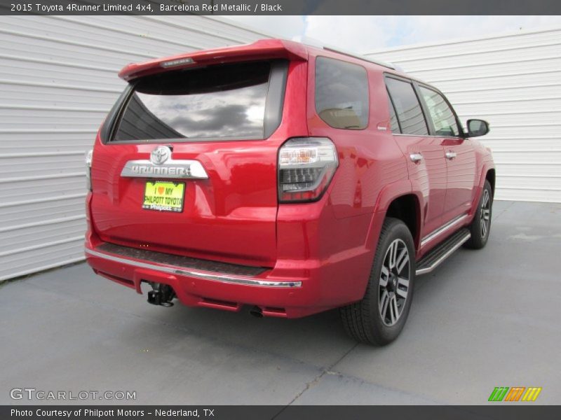 Barcelona Red Metallic / Black 2015 Toyota 4Runner Limited 4x4