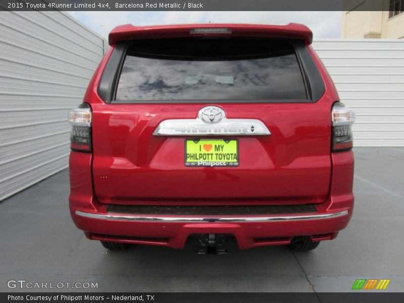 Barcelona Red Metallic / Black 2015 Toyota 4Runner Limited 4x4