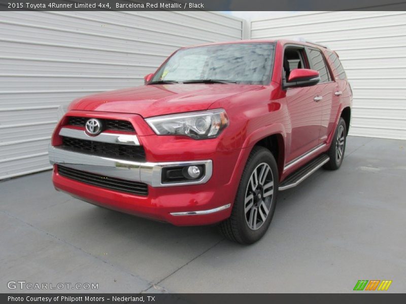 Barcelona Red Metallic / Black 2015 Toyota 4Runner Limited 4x4