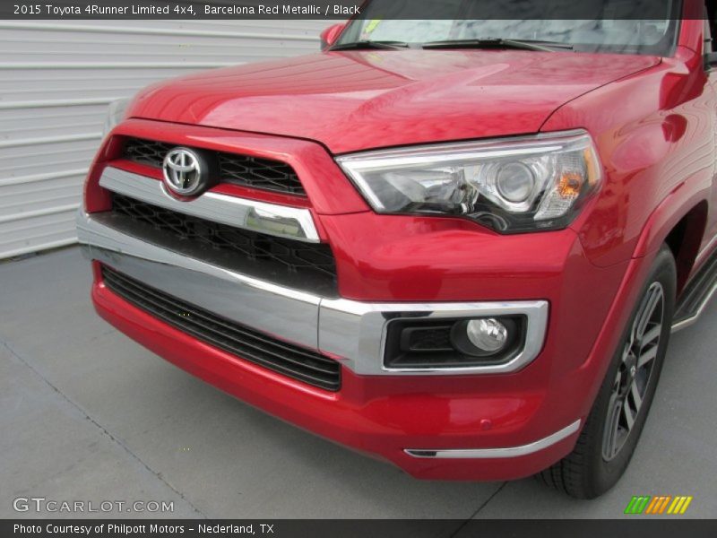 Barcelona Red Metallic / Black 2015 Toyota 4Runner Limited 4x4