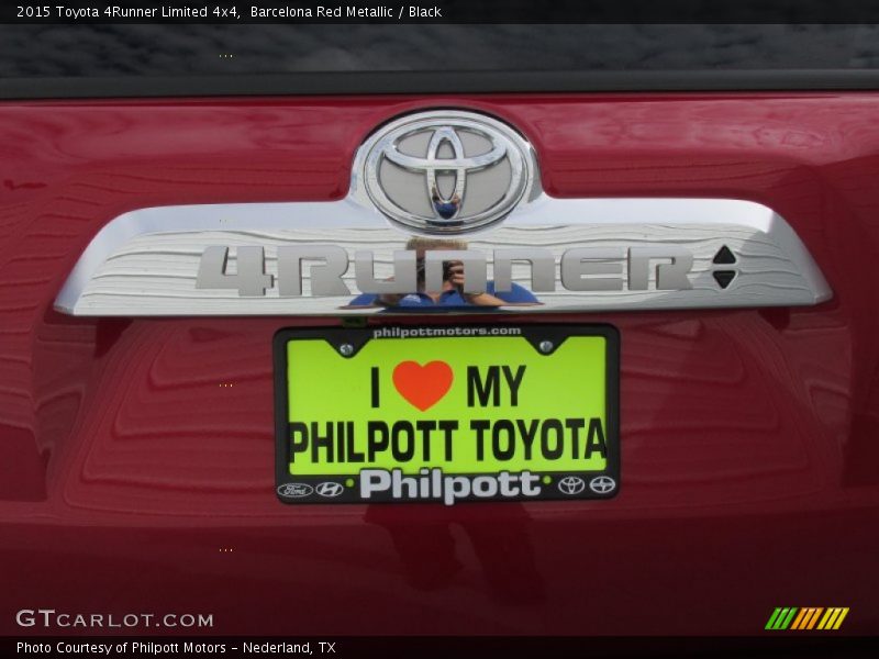 Barcelona Red Metallic / Black 2015 Toyota 4Runner Limited 4x4