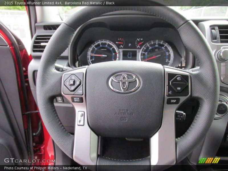 Barcelona Red Metallic / Black 2015 Toyota 4Runner Limited 4x4