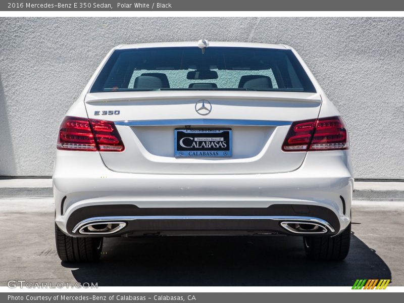 Polar White / Black 2016 Mercedes-Benz E 350 Sedan