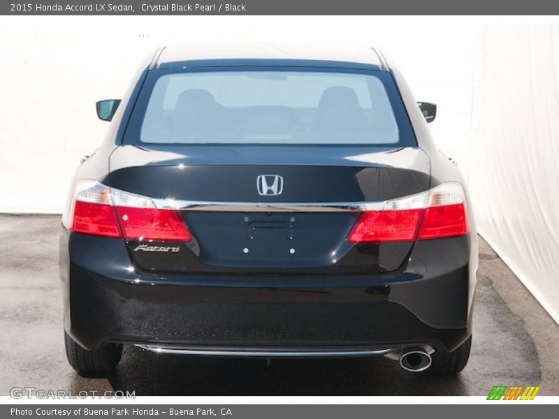 Crystal Black Pearl / Black 2015 Honda Accord LX Sedan