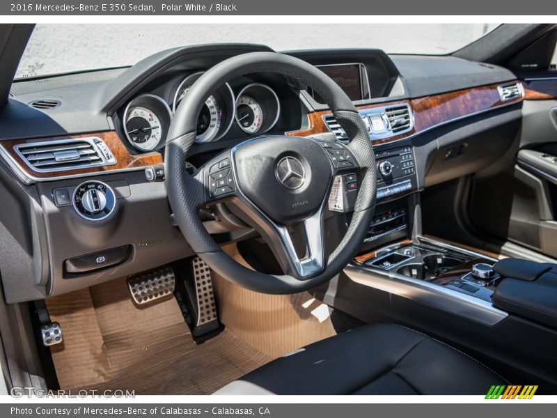 Polar White / Black 2016 Mercedes-Benz E 350 Sedan