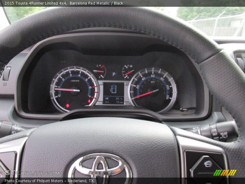 Barcelona Red Metallic / Black 2015 Toyota 4Runner Limited 4x4