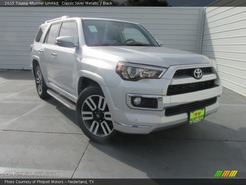 Classic Silver Metallic / Black 2015 Toyota 4Runner Limited
