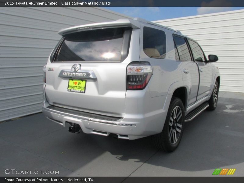 Classic Silver Metallic / Black 2015 Toyota 4Runner Limited