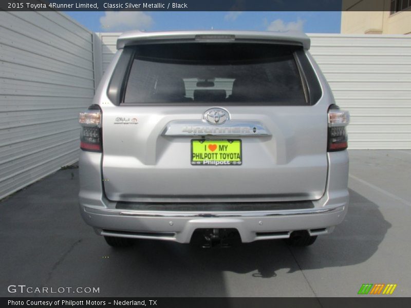 Classic Silver Metallic / Black 2015 Toyota 4Runner Limited