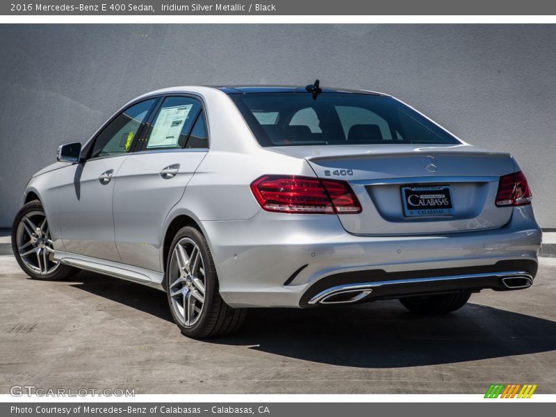 Iridium Silver Metallic / Black 2016 Mercedes-Benz E 400 Sedan