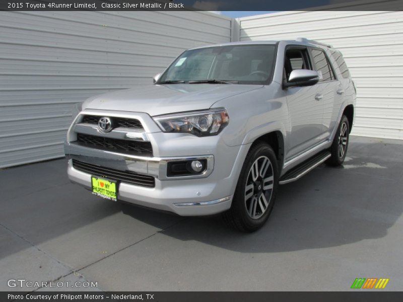 Classic Silver Metallic / Black 2015 Toyota 4Runner Limited