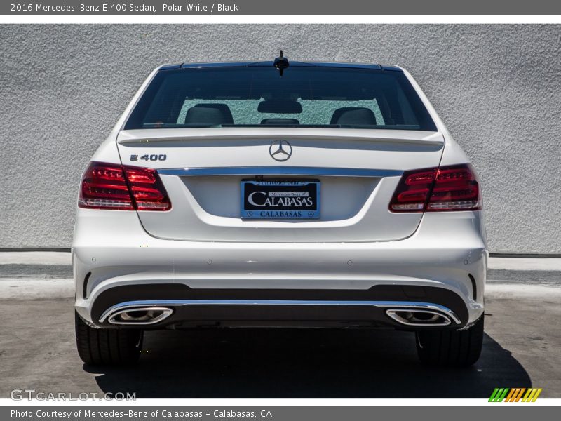 Polar White / Black 2016 Mercedes-Benz E 400 Sedan