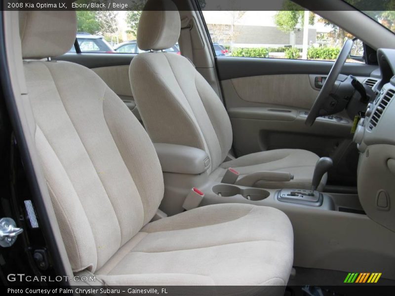 Ebony Black / Beige 2008 Kia Optima LX