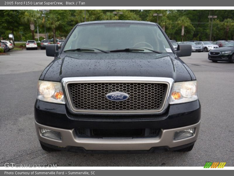 Black / Tan 2005 Ford F150 Lariat SuperCrew