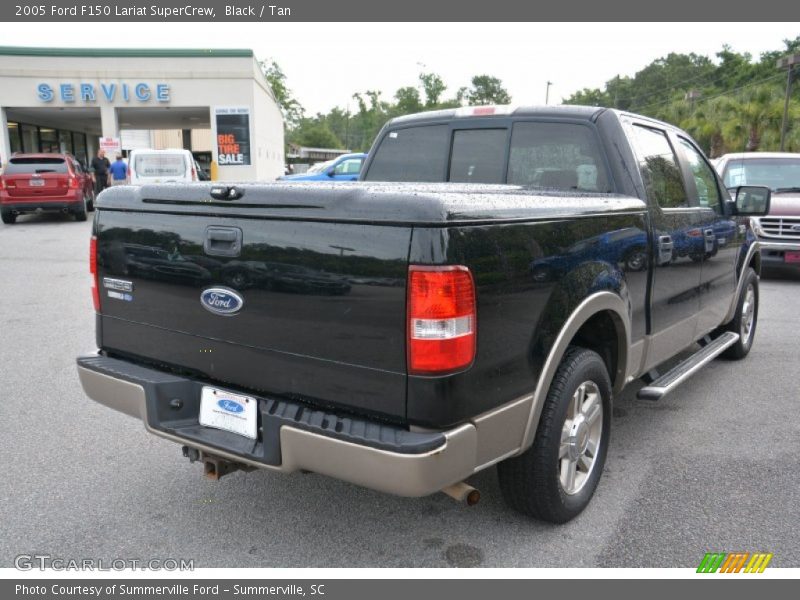 Black / Tan 2005 Ford F150 Lariat SuperCrew