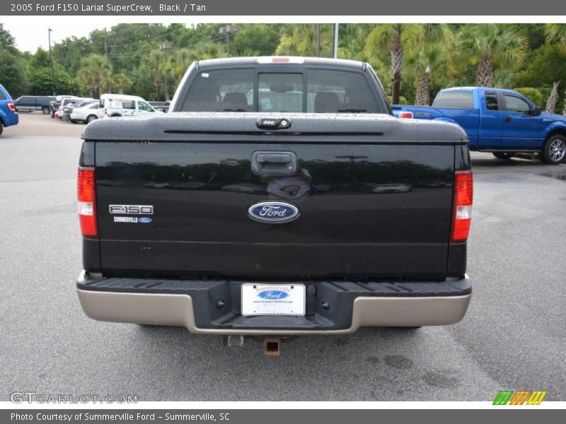 Black / Tan 2005 Ford F150 Lariat SuperCrew