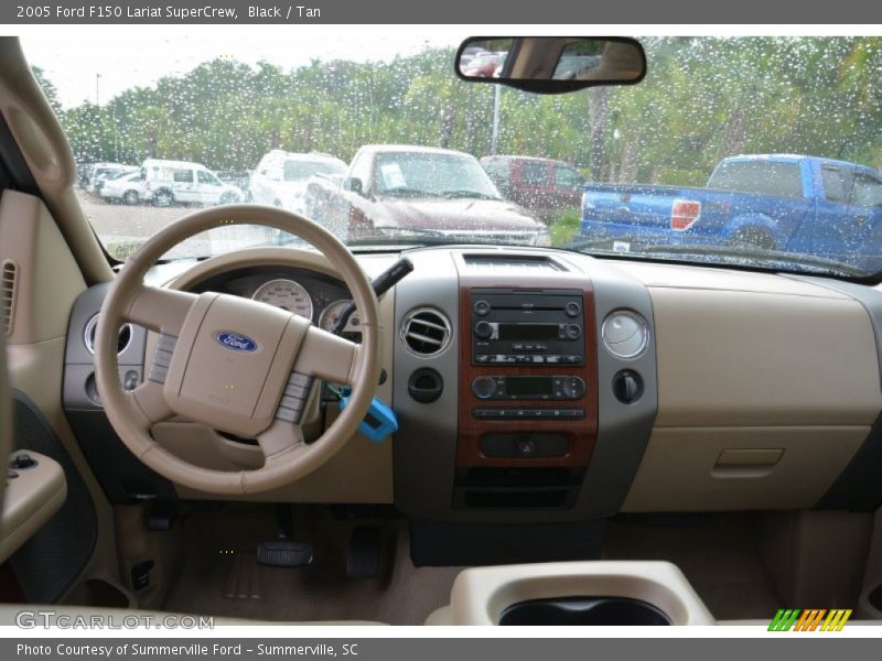Black / Tan 2005 Ford F150 Lariat SuperCrew