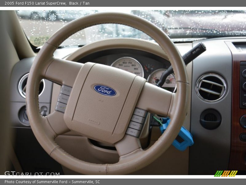Black / Tan 2005 Ford F150 Lariat SuperCrew